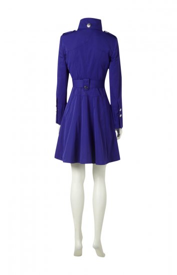 Women coat blue color - Click Image to Close